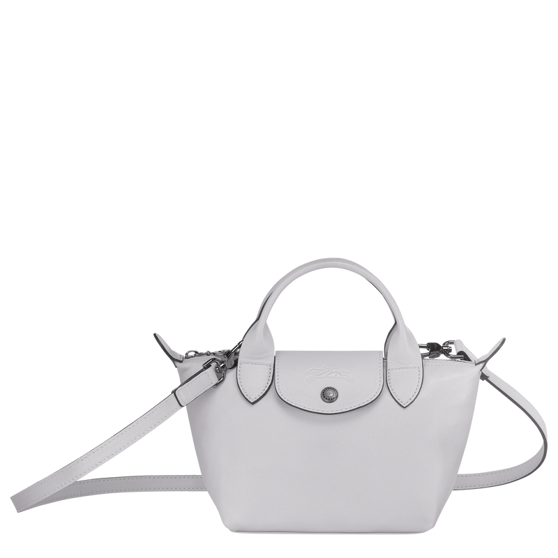 Top handle bag XS Le Pliage Cuir Grey (L1500757263) Longchamp AU