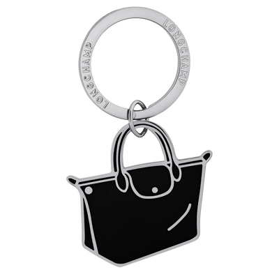 Le Pliage Key rings , Black - Metal