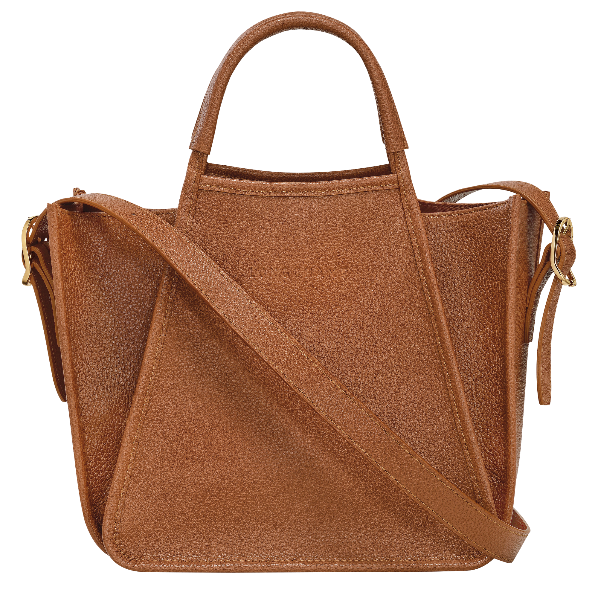 Le Foulonné Handbag S, Caramel