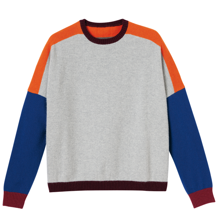 Fall-Winter 2022 Collection Sweater, Orange/Blue