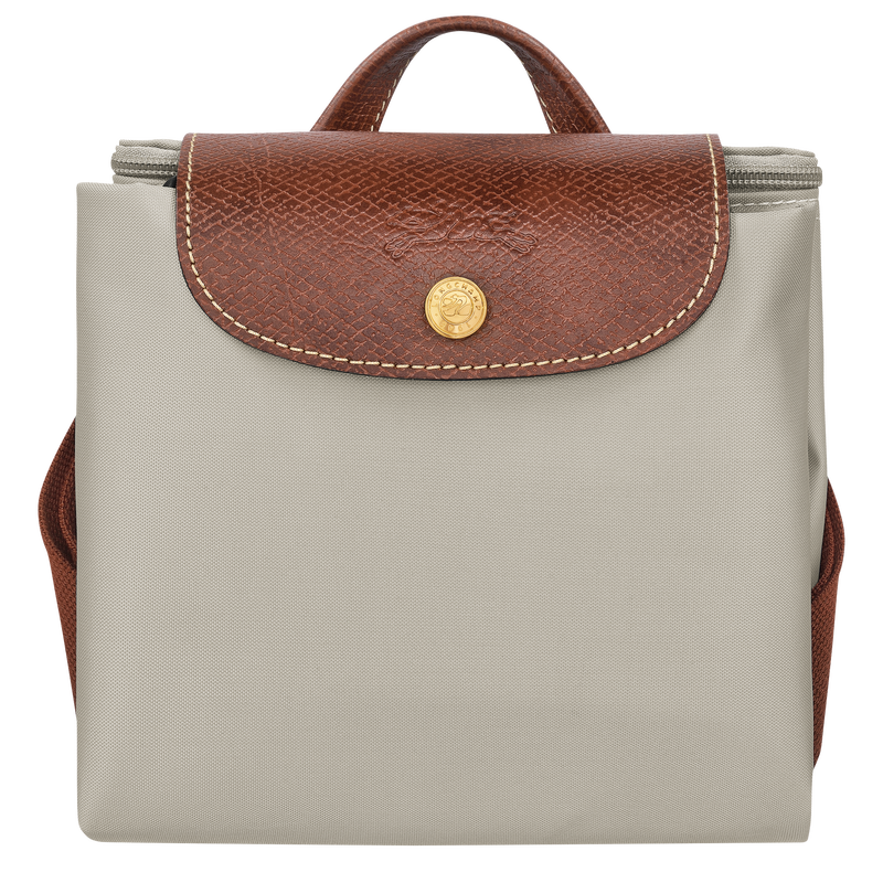 Le Pliage Original M Backpack , Pebble - Recycled canvas  - View 7 of  8