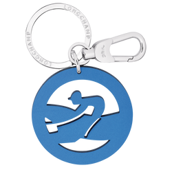 Schlüsselanhänger Box-Trot , Leder - Kobaltblau