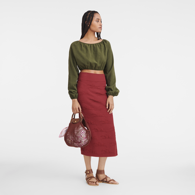 Sac filet L Le Pliage Filet , Toile - Acajou
