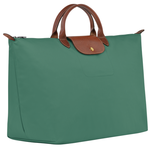 Reisetasche S Le Pliage Original , Recyceltes Canvas - Salbei - Ansicht 3 von 5