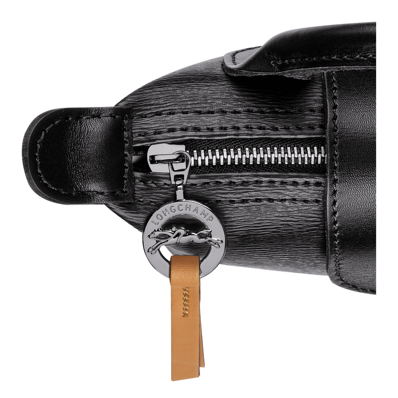 Pochette mit Henkel Le Pliage City , Canvas - Schwarz  - Ansicht 5 von 5