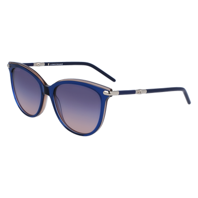 null Lunettes de soleil, Bleu/Rose