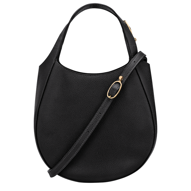 Le Foulonn&eacute; S Handbag , Black - Leather  - View 4 of 7