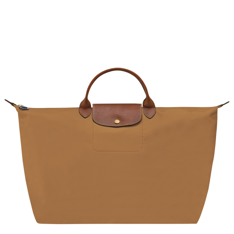 Le Pliage Original L Travel bag , Fawn - Recycled canvas  - View 1 of  7