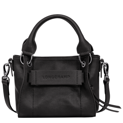 Longchamp 3D Bolso con asa superior  XS, Negro