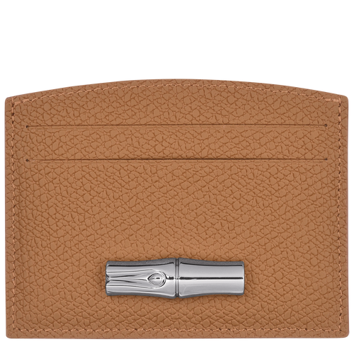 Le Roseau Card holder , Natural - Leather - View 1 of  3