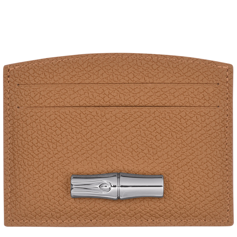 Le Roseau Card holder , Natural - Leather  - View 1 of 3