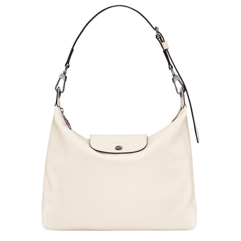 Le Pliage Xtra M Hobo bag Ecru - Leather (10189987037)