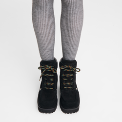 La Baroudeuse Boots , Black - Leather