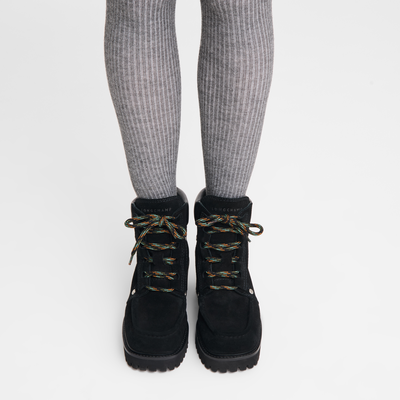 Stiefel La Baroudeuse , Leder - Schwarz