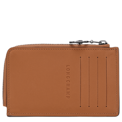 Le Pliage Xtra Card holder , Cashew - Leather