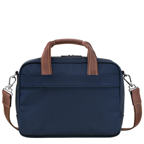 Reisetasche S Boxford , Recyceltes Canvas - Blau - Ansicht 4 von 6