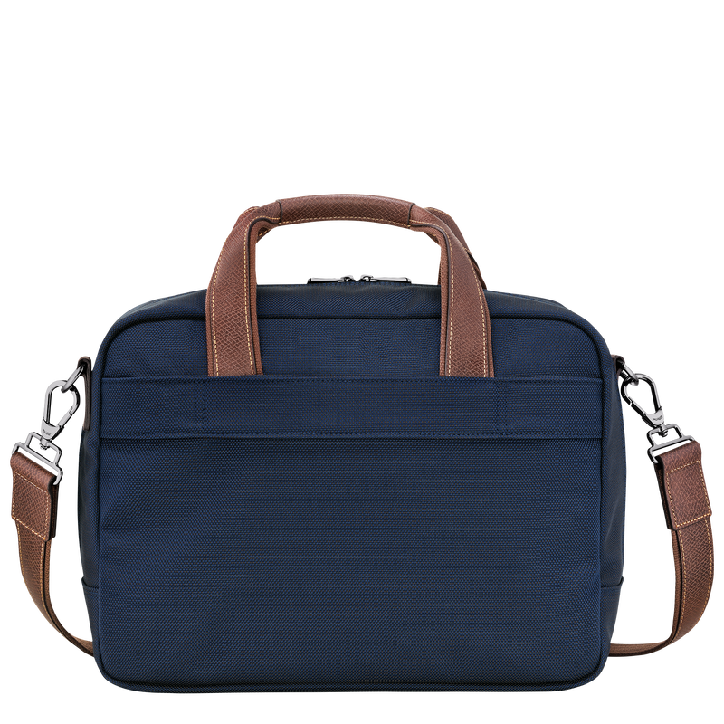 Reisetasche S Boxford , Recyceltes Canvas - Blau  - Ansicht 4 von 6