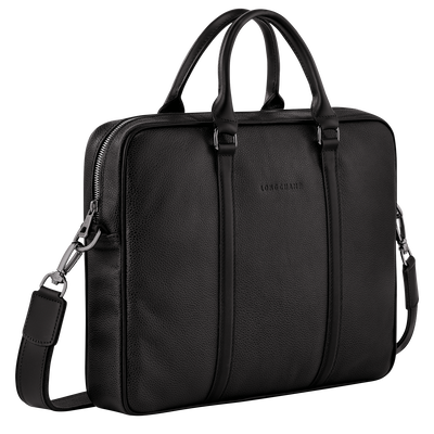 Le Foulonné Briefcase XS, Black