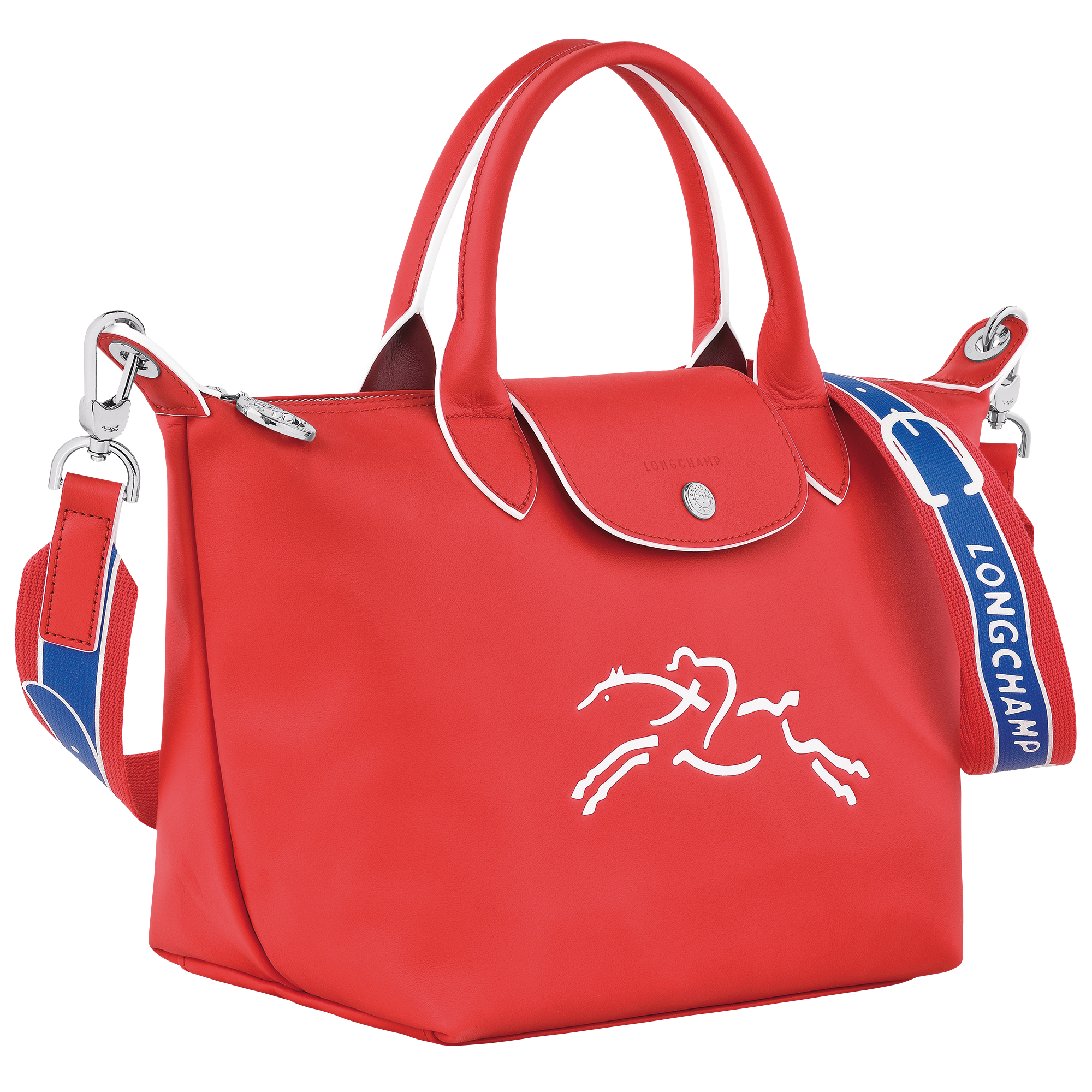 Le Pliage Xtra S Handbag Red - Leather (L1512HDA545)