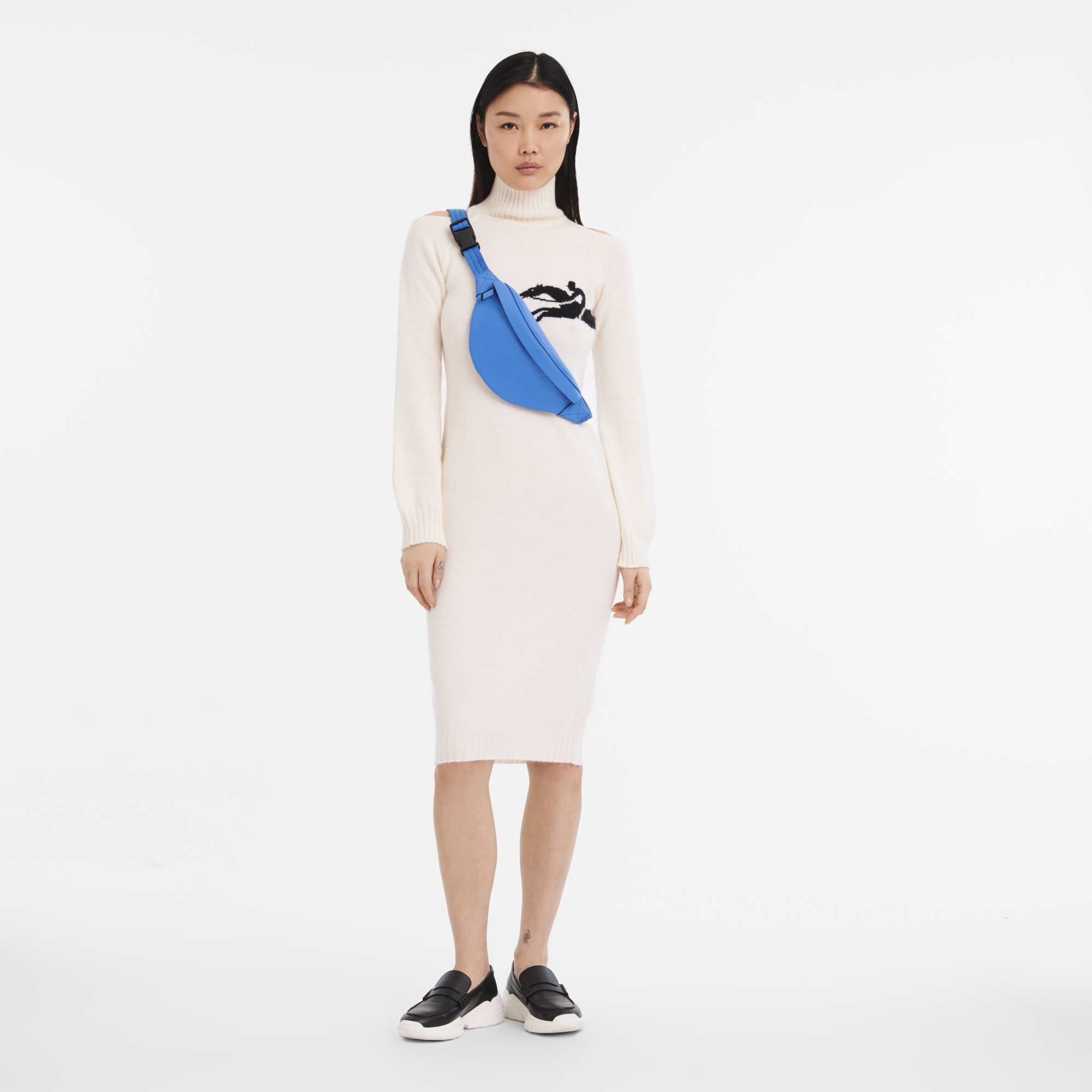 Longchamp 3D Riñonera M, Cobalto