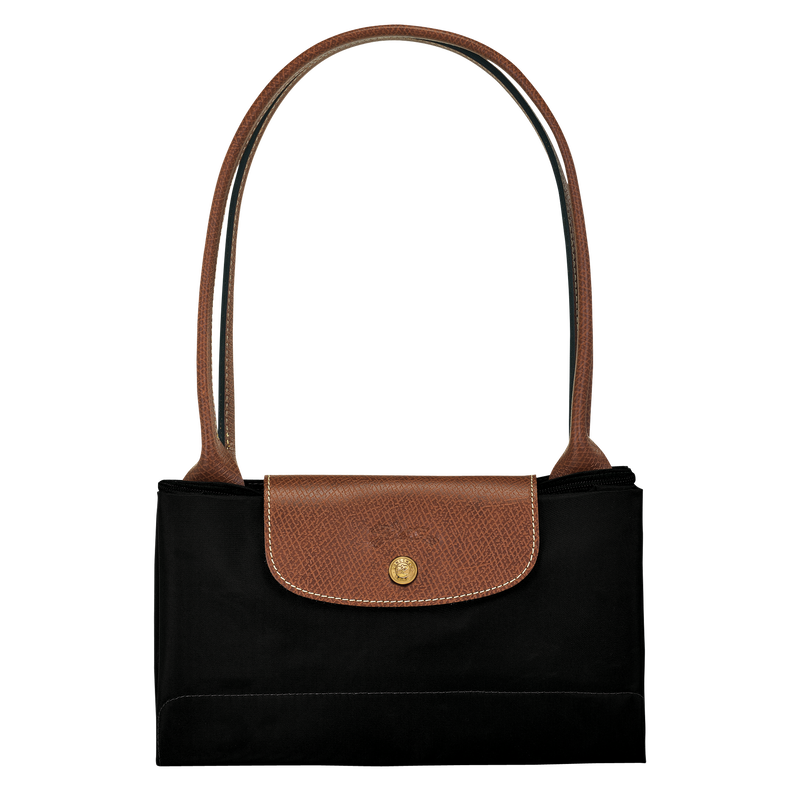 Le Pliage Original L Tote bag , Black - Recycled canvas  - View 6 of  6