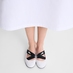 Energy Ballerinas , White - Leather