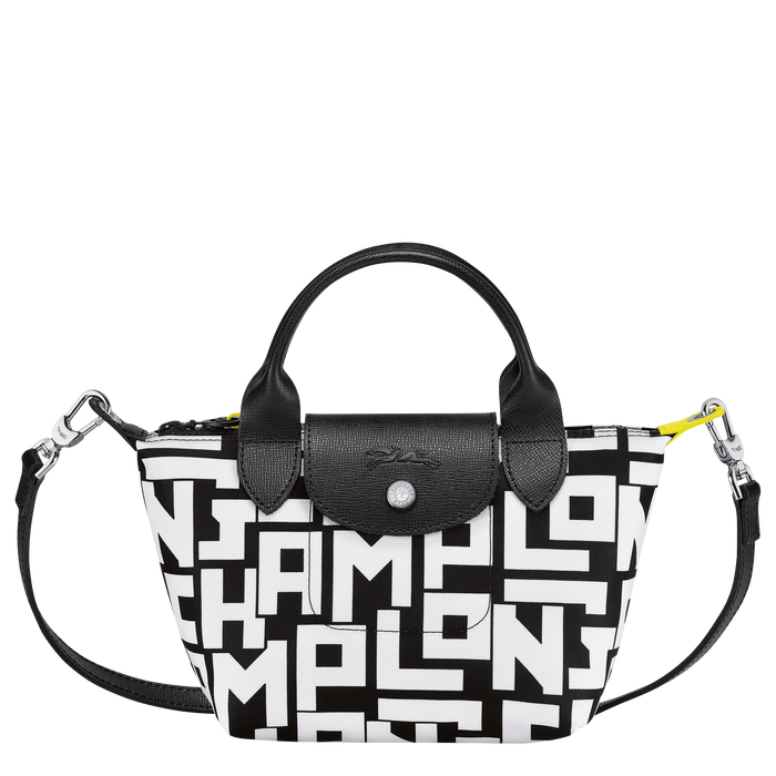 Le Pliage LGP Handbag XS, Black/White