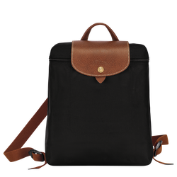 Rucksack M Le Pliage Original , Recyceltes Canvas - Schwarz