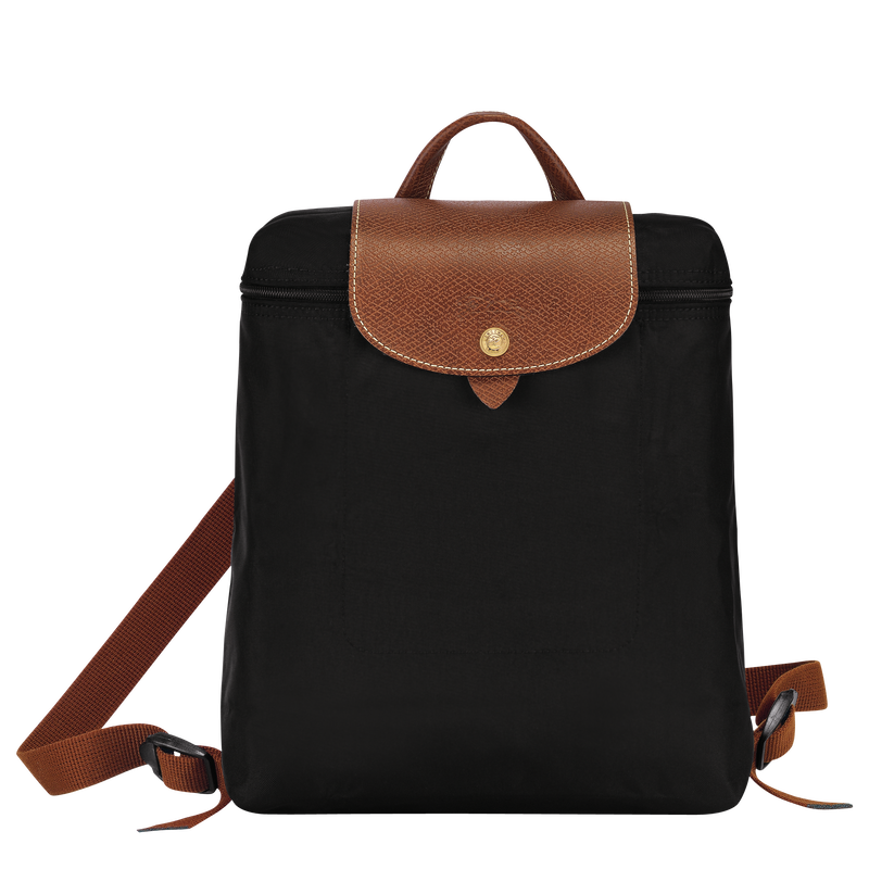 Rucksack M Le Pliage Original , Recyceltes Canvas - Schwarz  - Ansicht 1 von 6