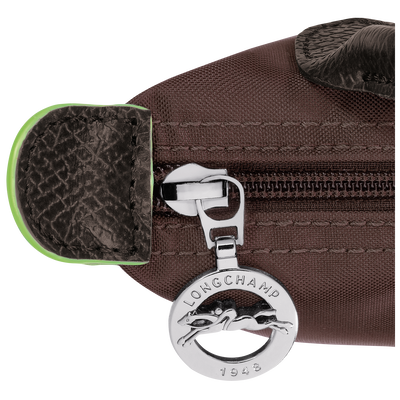 Le Pliage Green Pouch with handle, Mocha