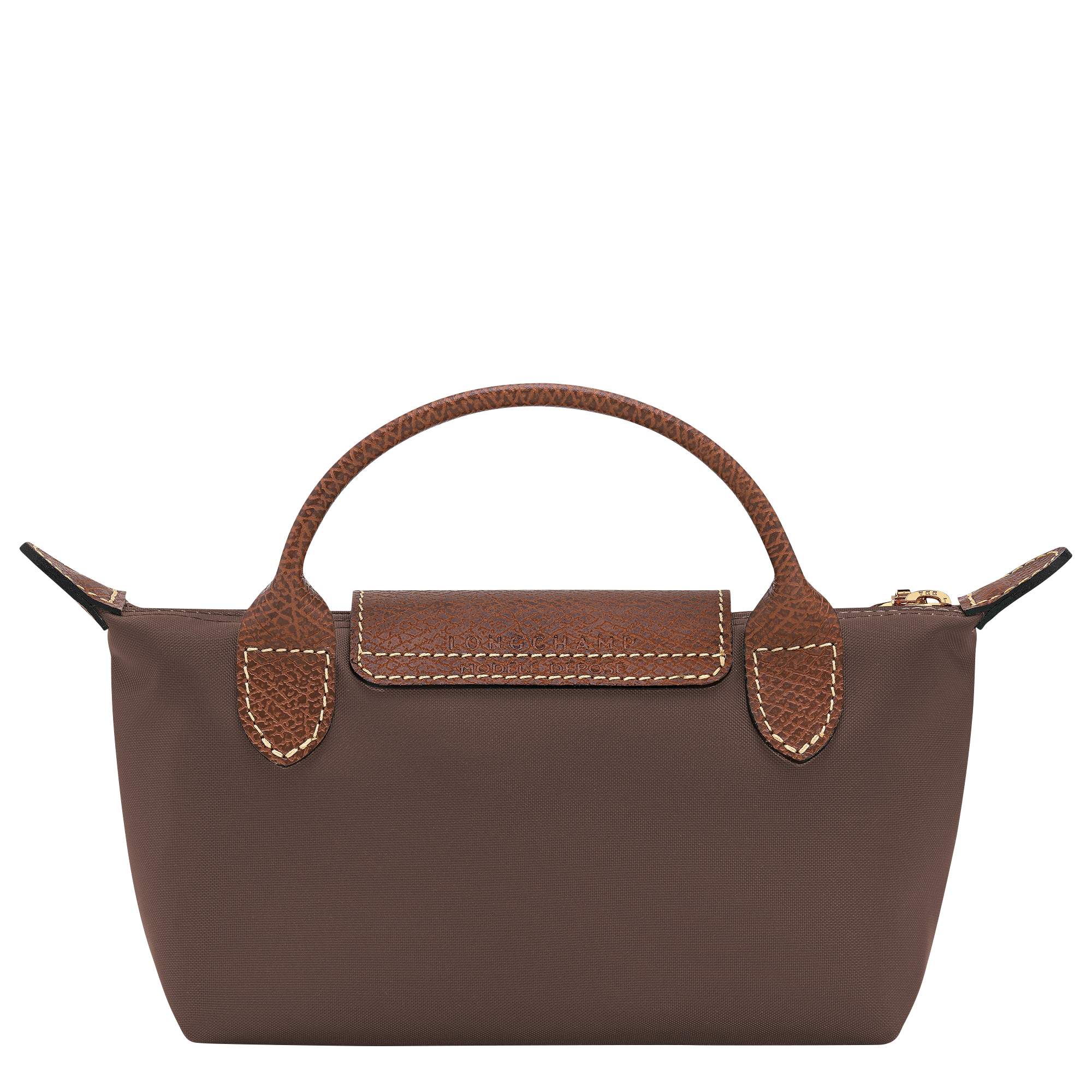 Le Pliage Original Pouch with handle, Mocha