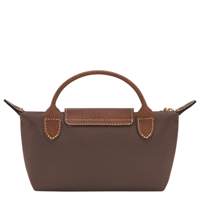 Le Pliage Original Pouch with handle, Mocha