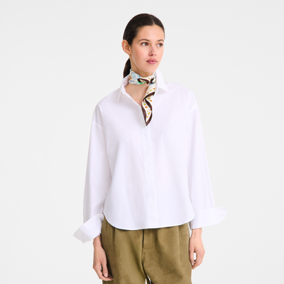 Evasions Longchamp Silk scarf 50 , Mocha - Silk