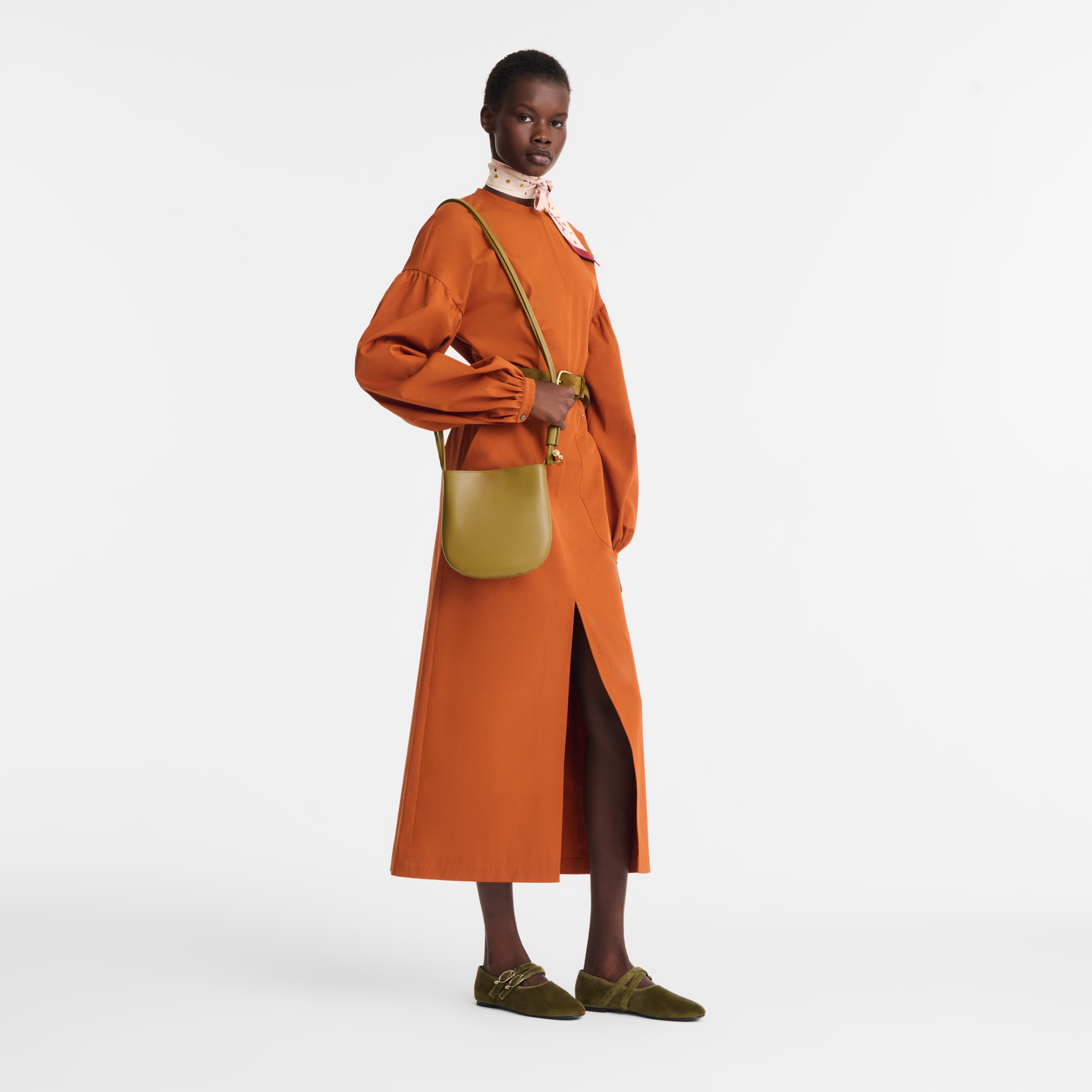 Crossbody bag S, Olive - View 2 of
4 - zoom in Le Roseau Crossbody bag S, Olive