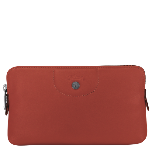 Pouch Le Pliage Cuir Sienna (L4549757003) | Longchamp DK Pouch Le Pliage Cuir Sienna (L4549757003) | Longchamp DK