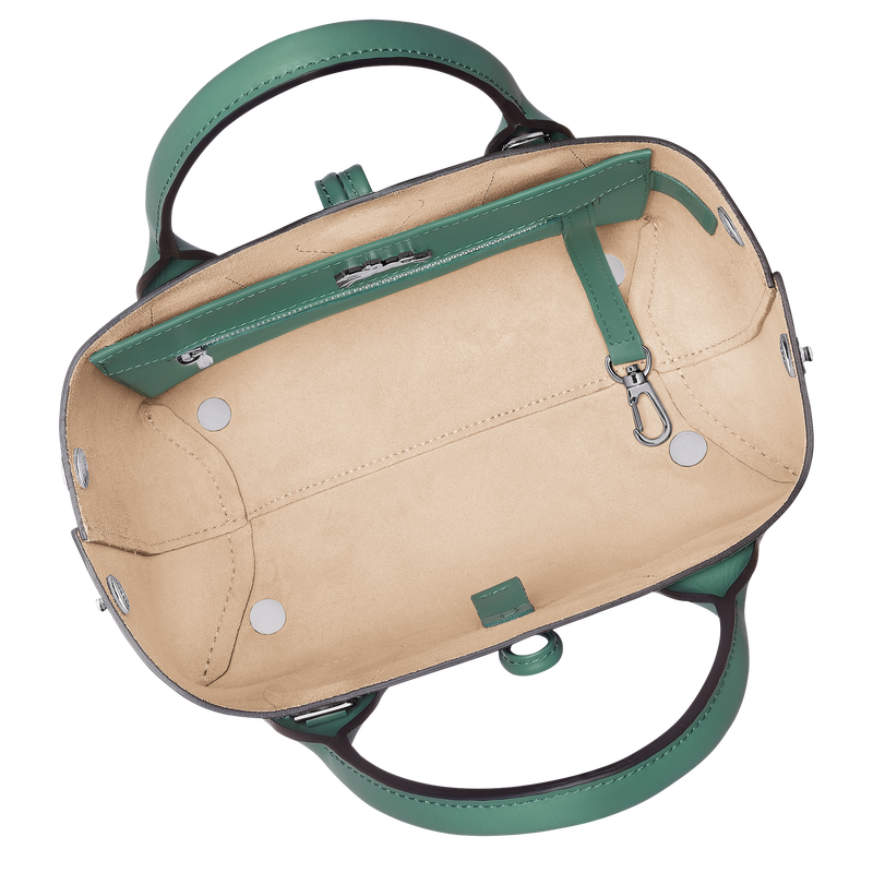 Roseau S Handbag Sage Leather Longchamp US