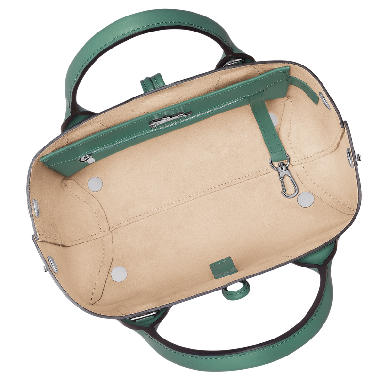 Roseau S Handbag , Sage - Leather  - View 6 of  6