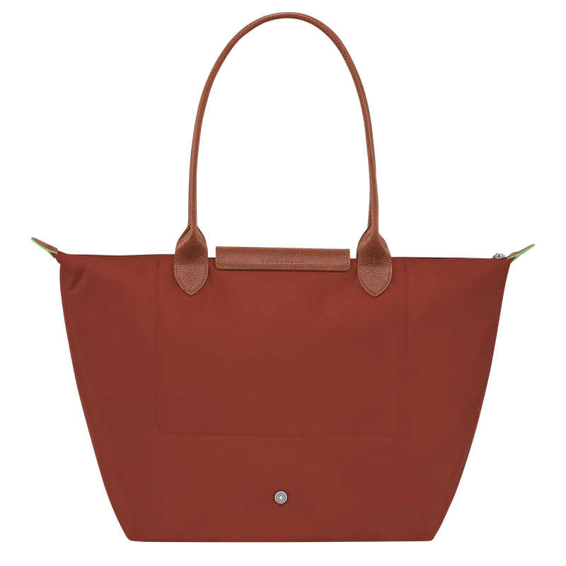 Le Pliage Green L Tote bag , Chestnut - Recycled canvas  - View 4 of  5