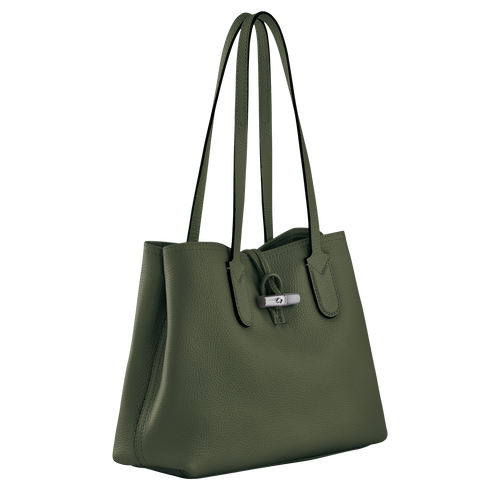 Le Roseau Essential M Tote bag , Khaki - Leather - View 3 of 4