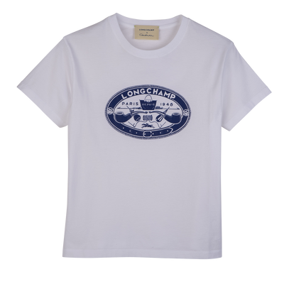 T-shirt , White - Printed jersey