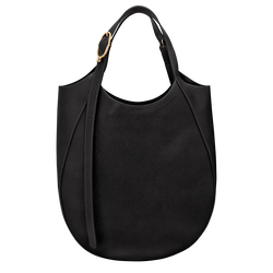 Le Foulonn&eacute; XL Tote bag , Black - Leather