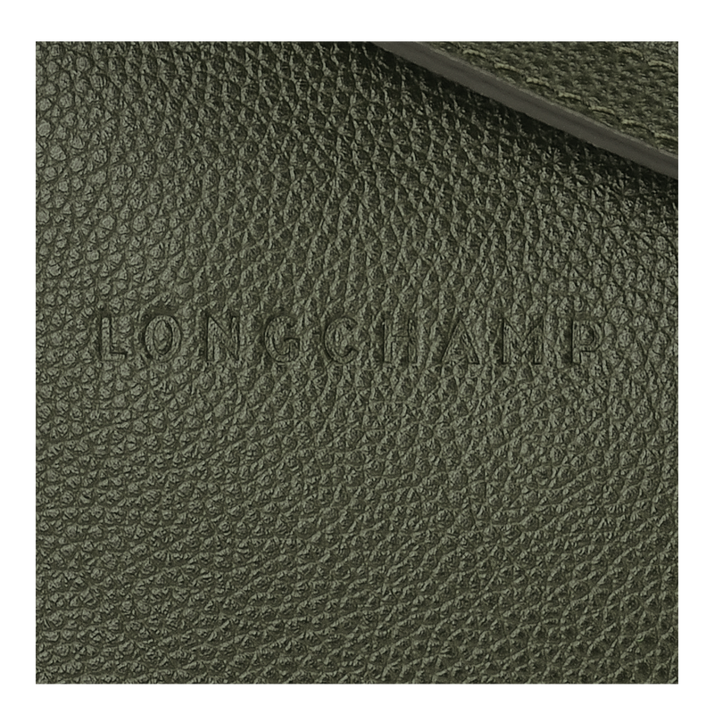 Le Foulonné S Crossbody bag , Khaki - Leather  - View 5 of  5