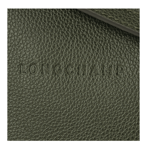Le Foulonné S Crossbody bag , Khaki - Leather - View 5 of 5