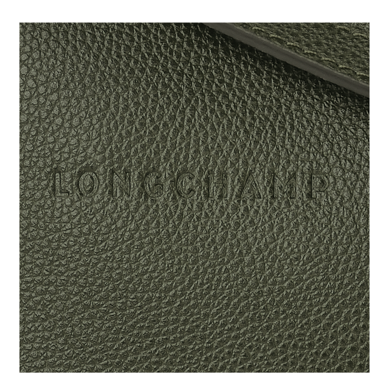 Le Foulonné S Crossbody bag , Khaki - Leather  - View 5 of 5