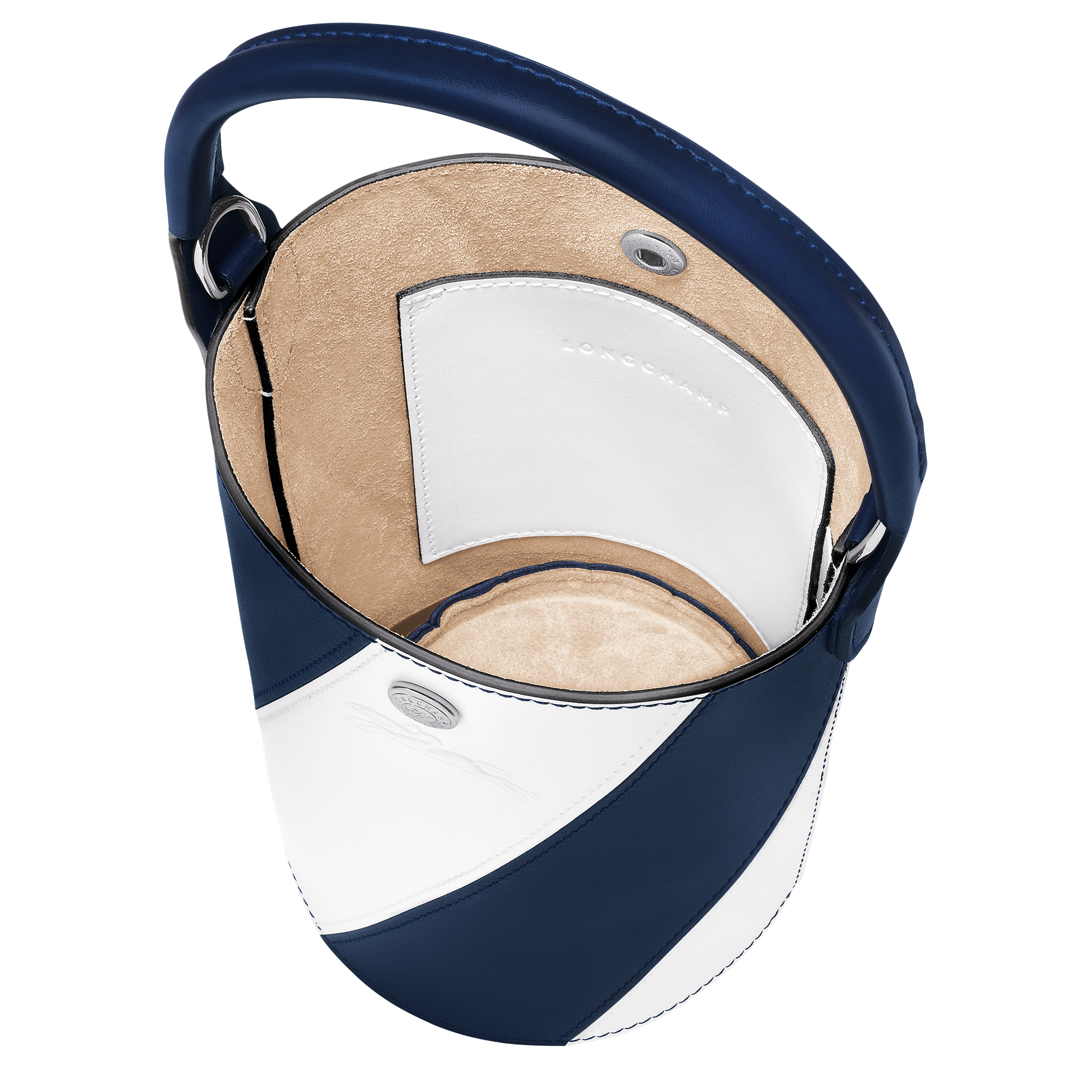 Épure Umhängetasche XS, Navy/Weiss