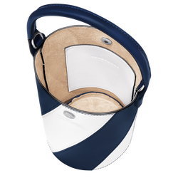 Épure Umhängetasche XS, Navy/Weiss