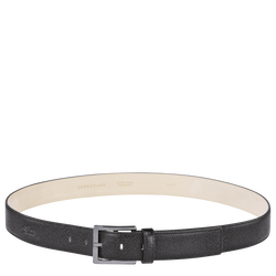 Le Pliage Men's belt , Black - Leather