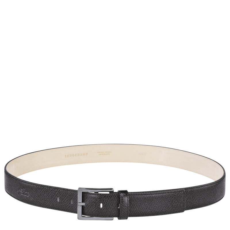 Le Pliage Men's belt , Black - Leather  - View 1 of  2