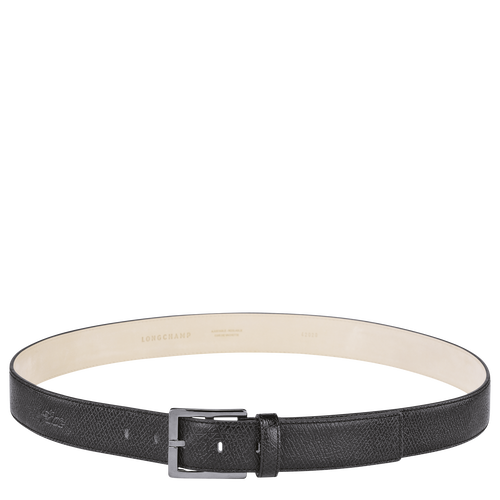 Le Pliage Men's belt , Black - Leather - View 1 of  2