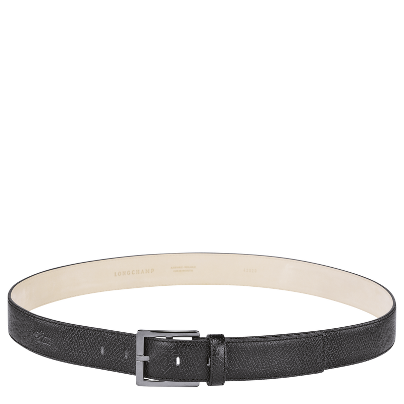 Le Pliage Men's belt , Black - Leather  - View 1 of  2